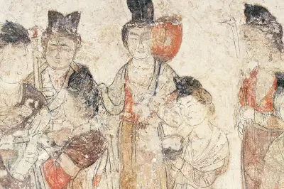 Shaanxi History Museum Tang Dynasty Treasures Exhibition Tang Dynasty Mural Treasures Exhibition