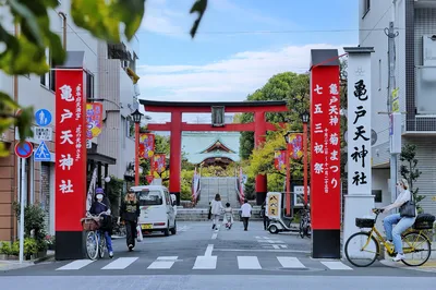 【東京】晴空塔與古樸神社同框的小衆機位