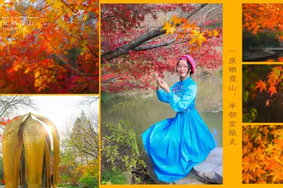 南京最美赏枫地：栖霞山的枫叶红了，美得像童话，错过又要等一年