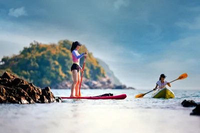 Paddleboarding in Phuket