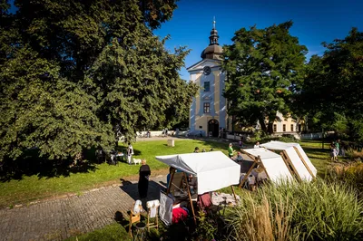 The castle area Ctěnice