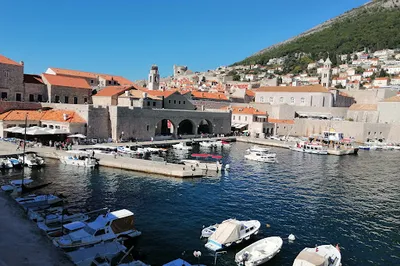 The old port of Dubrovnik