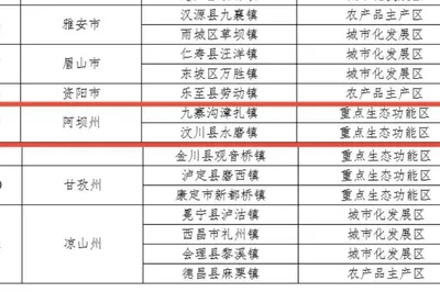 喜報！阿壩州3地上榜「省級百強中心鎮」！