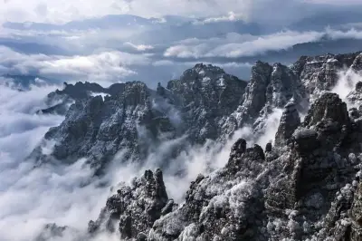冬游保定 | 雪景雾凇，云海日出……冬季的白石山已上线！