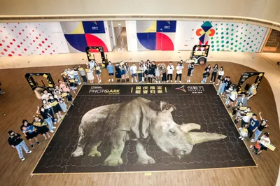 橫琴創新方現巨型“北白犀” 國家地理影像方舟展國慶加推海洋生物肖像