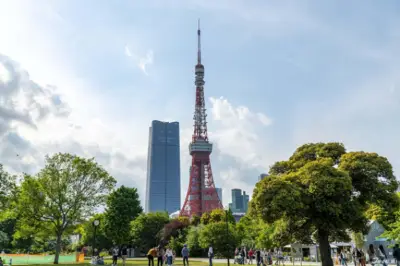 東京5月景點推薦 芝公園玫瑰與東京鐵塔 還有增上寺