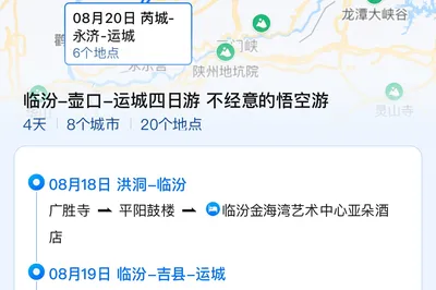 Four-Day Tour in Southern Shanxi: Linfen-Hukou-Yuncheng