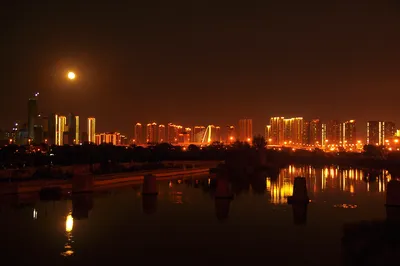 中秋海河夜