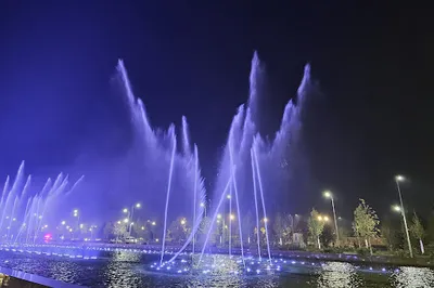 Musical fountain Silk Road Samarkand