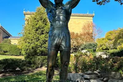 Rocky Statue