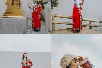 被小姐姐的藏服照驚豔了❗️假期去九寨溝吧