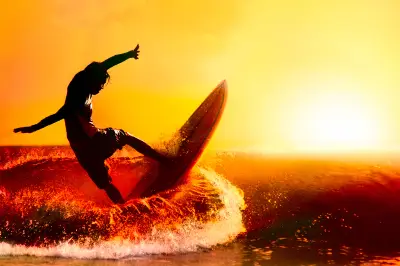 Surfing Kuta Bali