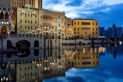 Checking In at Macao's Iconic Hotels: The Venetian Macao Shimmers Under the Night Lights
