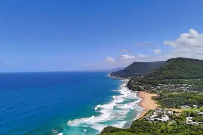 StanwellTops悉尼玩滑翔傘的絕佳地方，白天看海景晚上觀星空