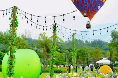 National Day must come to Heyuan to experience Monet Garden Garden dinner!!