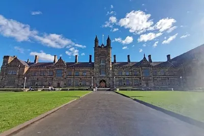 Checking in at the University of Sydney, reminiscing about the "exam tree" that was blown down by a strong wind