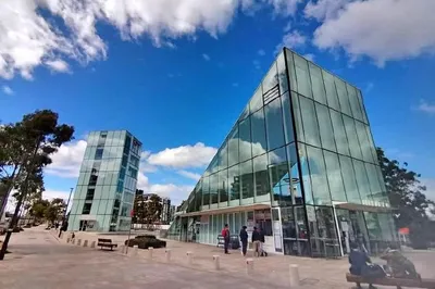 Visiting the Trendy 'Underground Library' Green Square Library in Sydney