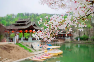 武漢｜錦裏溝土家吊腳樓、風雨橋、湖泊、溪流等交相輝映