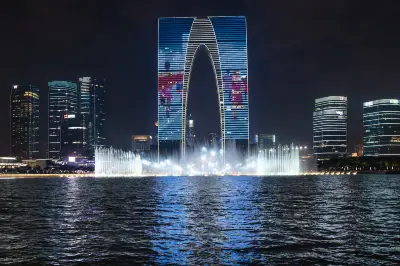Jinji Lake Music Fountain, Jinji Lake Scenic Area