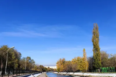 Big Almaty river bank