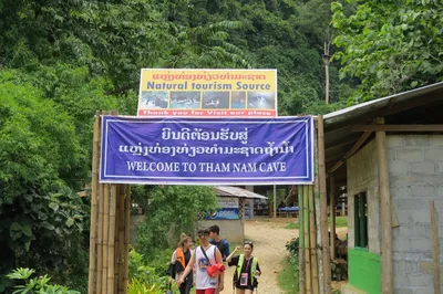 ຖຳ້ນຳ້ Tham Nam (Water Cave)
