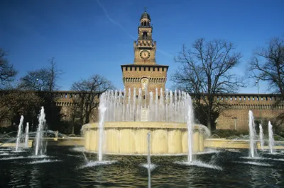 Piazza Castello Fountain