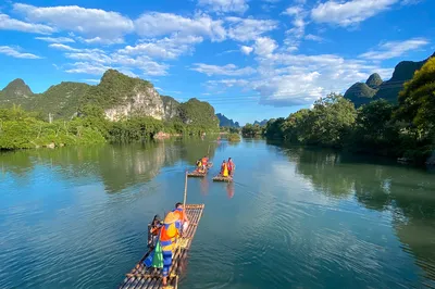 Li River Bamboo Rafting Lawn Section
