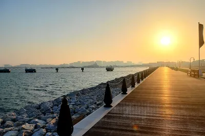 Old Doha port (new) sidewalk