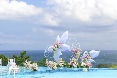 You Can't Miss This Island Destination Wedding: Bali Dream Water Terrace Wedding