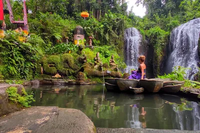 Beji Griya Park Waterfall Temple