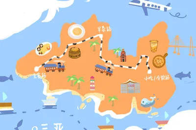 最强三亚本土美食攻略|三亚人的胃，都被TA们填满的！史上最全美食攻略（手绘美食，百